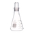 Erlenmeyer 125mL em Vidro Graduado Boca Estreita e Tampa de Vidro Und - Pyrex - comprar online