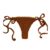 CALCINHA CONCHA CANELA E CHAMPAGNE - Seaside Beachwear
