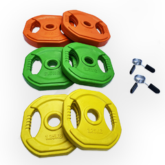 Set Body Pump Barra 1,4 mts + Discos 17,5 KG