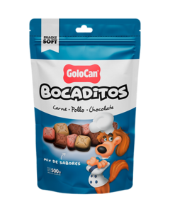 Bocaditos Golocan 500gr Carne - Pollo - Chocolate