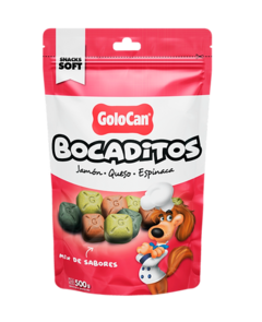 Bocaditos Golocan 500gr Jamón - Queso - Espinaca