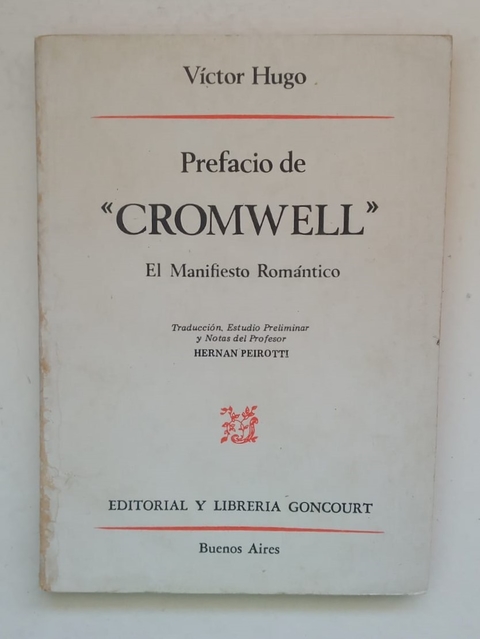 Prefacio de Cromwell - El manifiesto romántico - Víctor Hugo