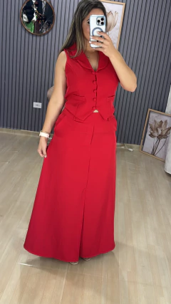 Imagem do Conjunto saia longa alfaiataria