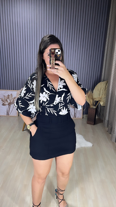 Shorts saia sarjado - comprar online
