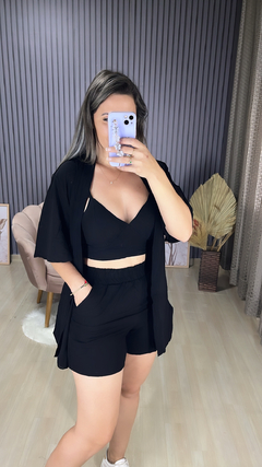 Conjunto 3 peças kimono - Visajo Store