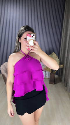 Blusa Duna 3 babados - Visajo Store