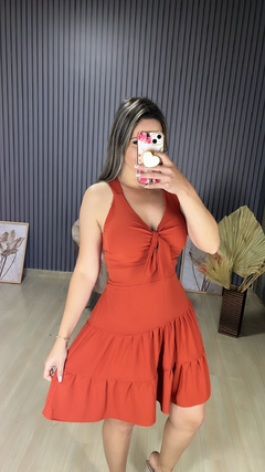 Vestido curto Naty Duna - Visajo Store