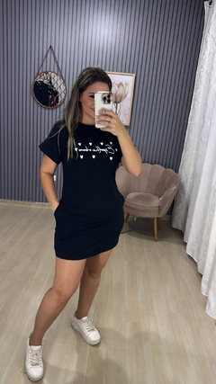 Vestido camisetão bolso na internet