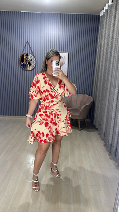 Vestido curto envelope - Visajo Store