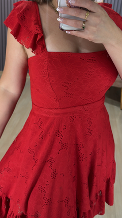 Vestido malha lase curto na internet