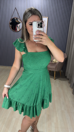 Vestido malha lase curto - Visajo Store