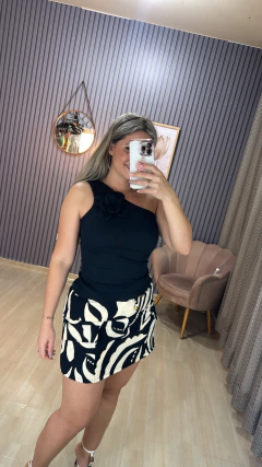 Blusa mula manca flor - loja online