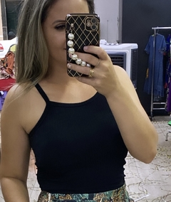 Cropped canelado - loja online