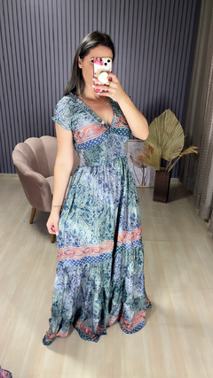 Vestido longo indiano - Visajo Store