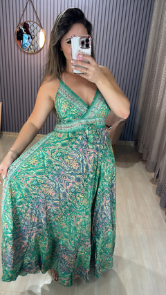 Vestido indiano alça - loja online