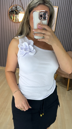 Blusa mula manca flor