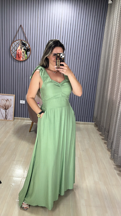 Vestido longo Hellen na internet