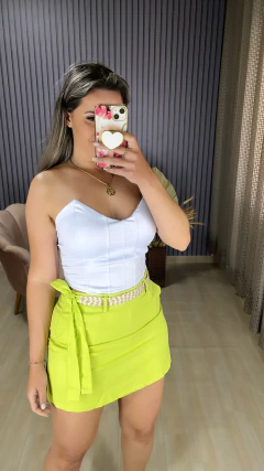 Shorts saia linho - Visajo Store