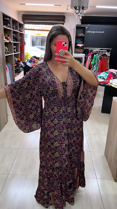 VESTIDO INDIANO LONGO JAQUELINE