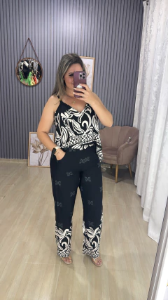 Imagem do Conjunto calça pantalona alça