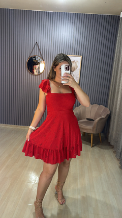 Vestido malha lase curto