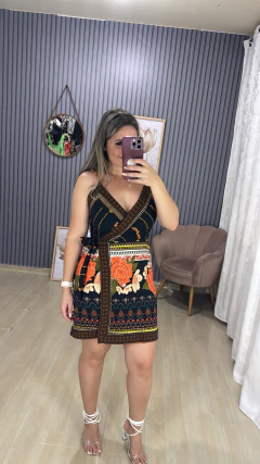 Vestido curta farm alça - comprar online