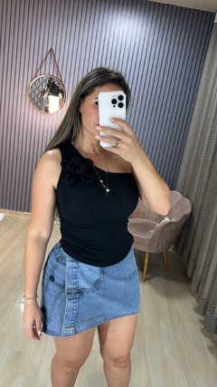 Blusa mula manca flor - loja online