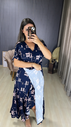 Vestido envelope longo - comprar online