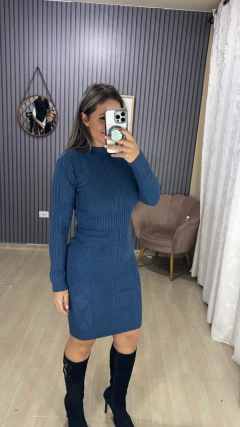 Vestido modal tricô