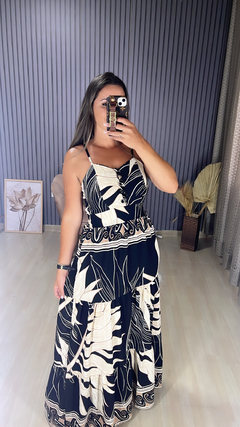 Vestido longo Mel na internet