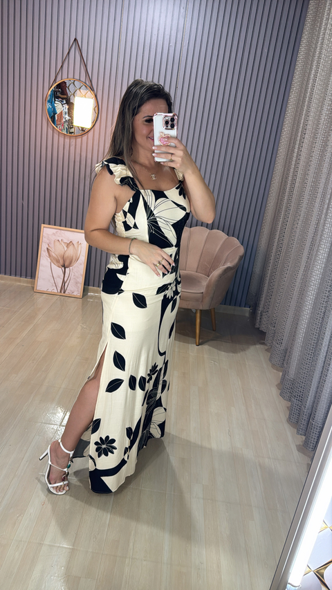 Vestido longo Analy
