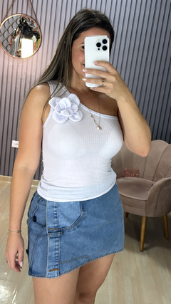 Blusa mula manca flor
