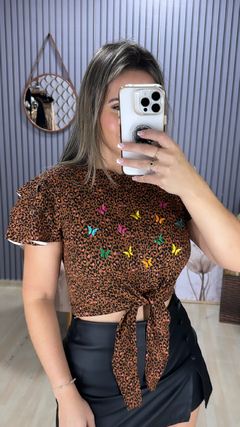 Blusa T-shirt poa