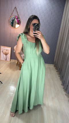 Vestido longo Hellen