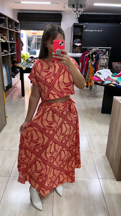 CONJUNTO DE SAIA MIDI DUNA