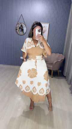 Conjunto saia MIDI Bico - Visajo Store