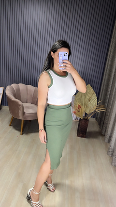Conjunto saia Anarruga - comprar online