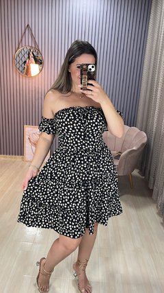 Vestido curto cigana
