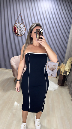 Vestido midi tomara que vai - Visajo Store