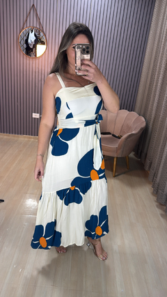 Vestido longuete flores - Visajo Store
