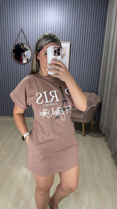 Vestido camisetão Paris - loja online