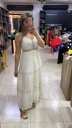 Vestido renda indiano