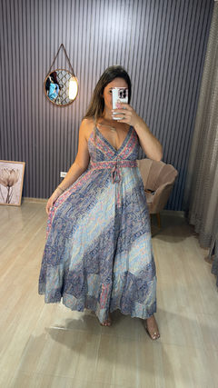 Vestido indiano alça