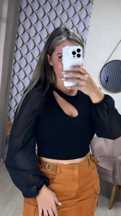 Croped Anarruga voal na internet