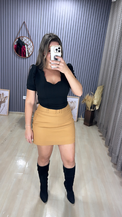 Saia shorts sarjado - comprar online
