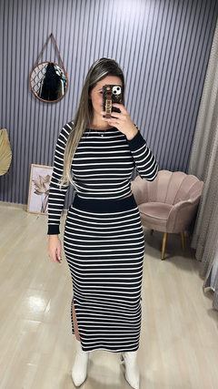 Conjunto saia Suzi lista - comprar online