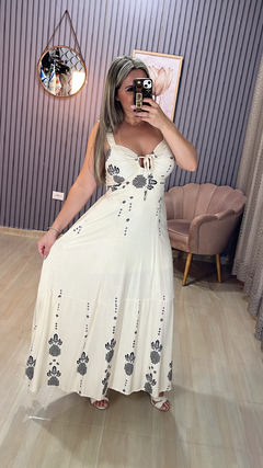 Vestido longo Sandra na internet