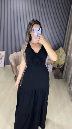 Vestido longo Naty na internet