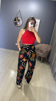 Calça pantalona farm - comprar online