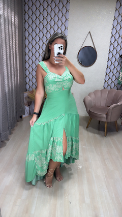 Vestido longo bruna - Visajo Store